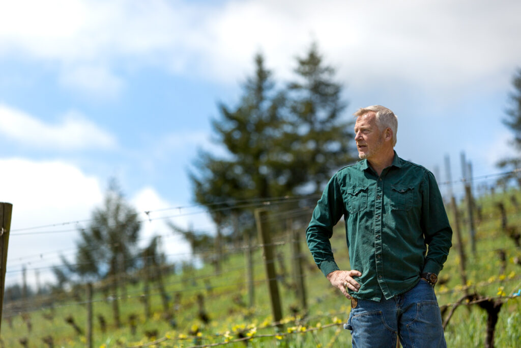 Scott Hildebrandt at La Dolce Vita Vineyard