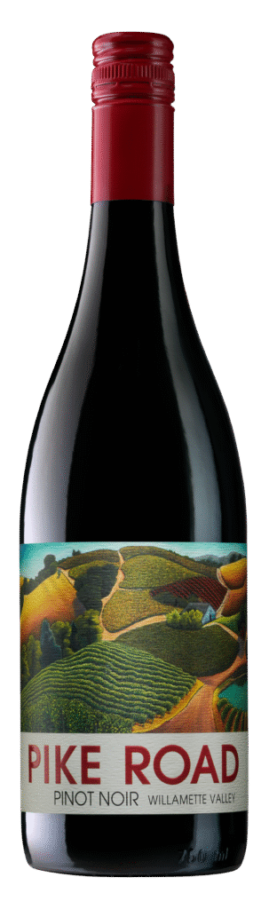 bottle shot of pike road wines 2023 sandstone soil series pinot noir

